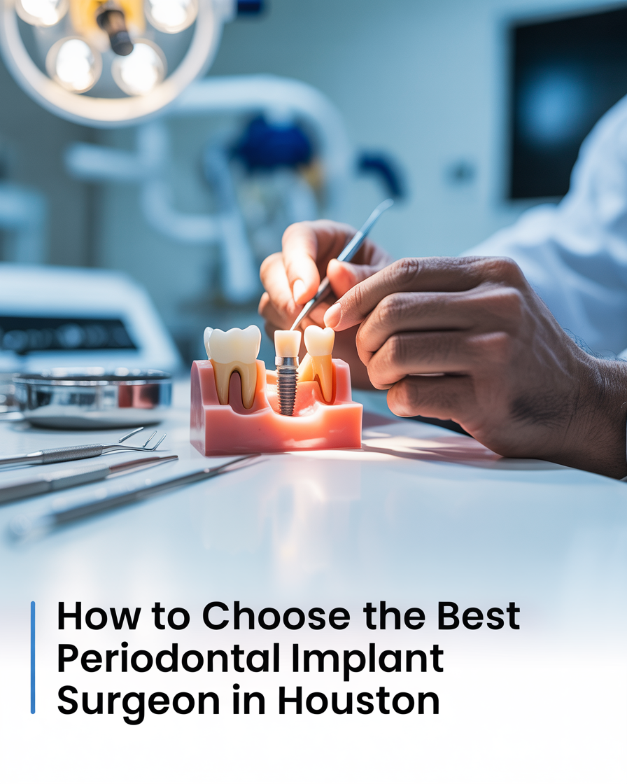 How to Choose the Best Periodontal Implant Surgeon in Houston